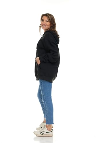 Women's Oversized Cotton-Blend Performance Hoodie
