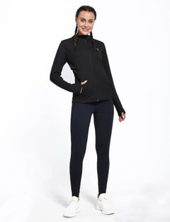 Women's Water-Resistant Fleece Running and Cycling Jacket