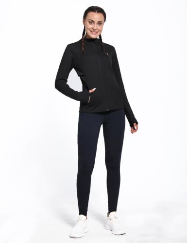 Women's Water-Resistant Fleece Running and Cycling Jacket