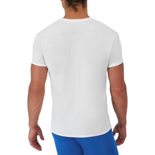 Men's Moisture-Wicking Performance Crewneck Shirts 5-Pack