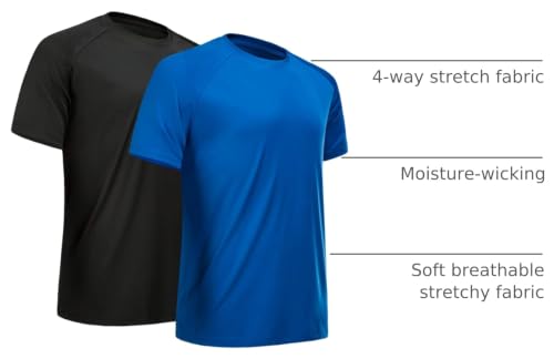 Men's Quick-Dry Short-Sleeve Performance Training T-Shirt
