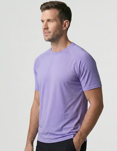 Men's Quick-Dry Crewneck Performance T-Shirts 5-Pack