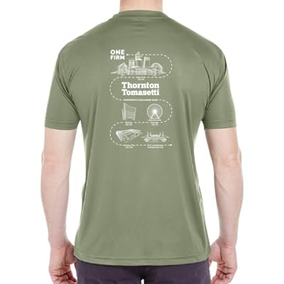 Men's Cool-Dry Moisture-Wicking Performance T-Shirts 140-Pack