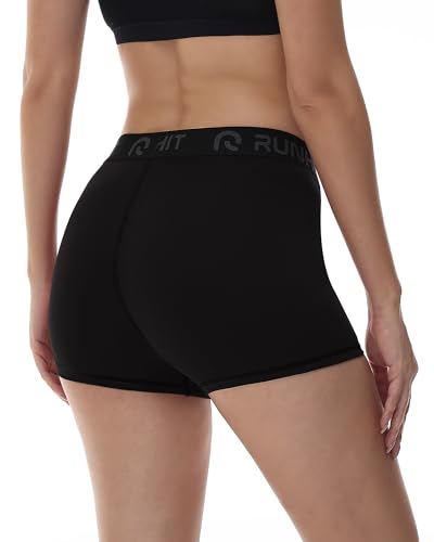 Women's 3-Inch Compression Workout Shorts 3-Pack