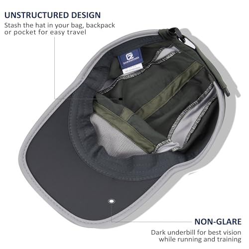 Unisex Reflective UPF 50+ Foldable Performance Sports Hat