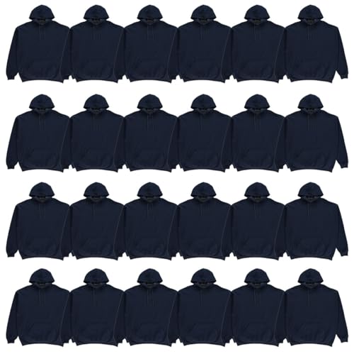Men's Cotton-Blend Athletic Performance Pullover Hoodie