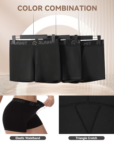 Women's 3-Inch Compression Workout Shorts 3-Pack
