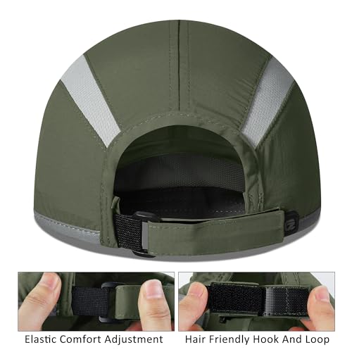 Unisex Reflective UPF 50+ Foldable Performance Sports Hat