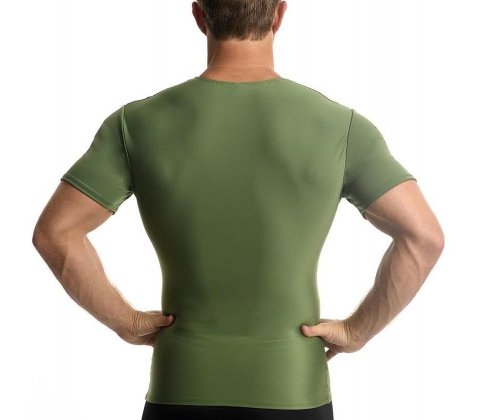 Men's Compression Crew Neck Performance Shirts 3-Pack