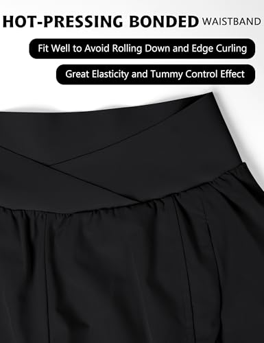 Women's Crossover Athletic Running and Training Shorts