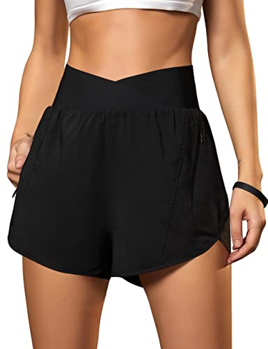 Women's Crossover Athletic Running and Training Shorts