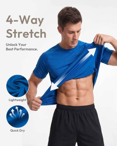 Men's Quick-Dry Short-Sleeve Performance Training T-Shirt
