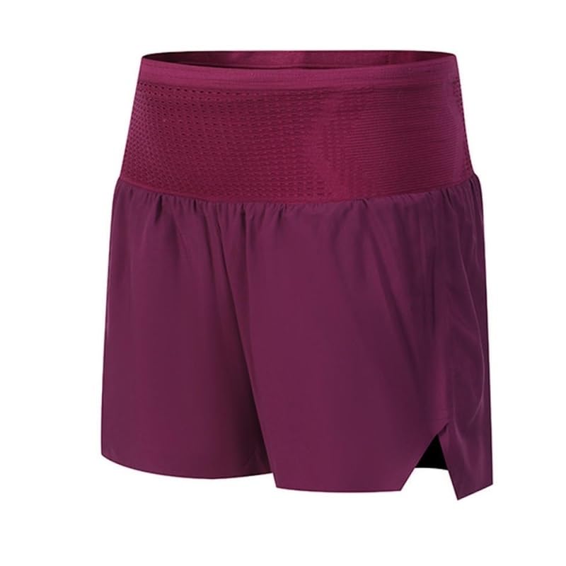 Men's Quick-Dry Lined Trail Running Shorts with Waist Pocket