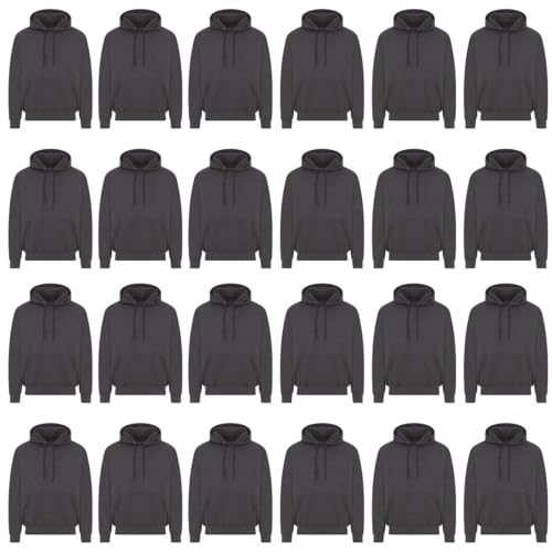 Men's Cotton-Blend Athletic Performance Pullover Hoodie