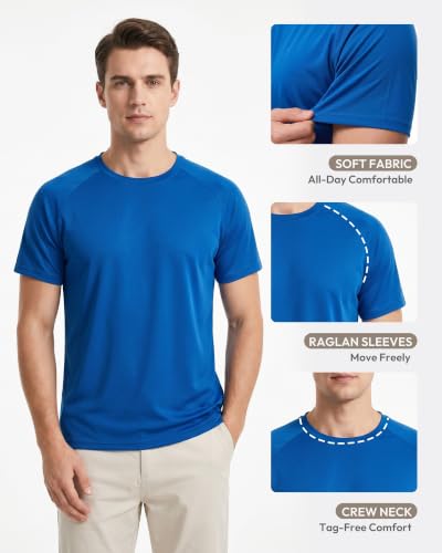Men's Quick-Dry Short-Sleeve Performance Training T-Shirt