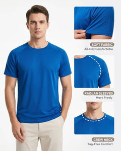 Men's Quick-Dry Short-Sleeve Performance Training T-Shirt
