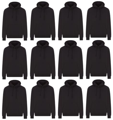 Men's Cotton-Blend Athletic Performance Pullover Hoodie