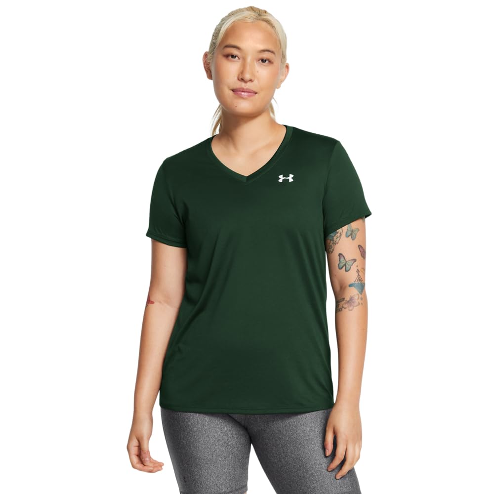 Women's V-Neck Quick-Dry Performance Training T-Shirt