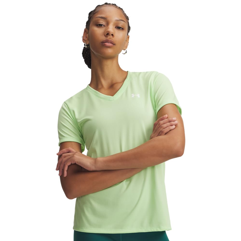 Women's V-Neck Quick-Dry Performance Training T-Shirt