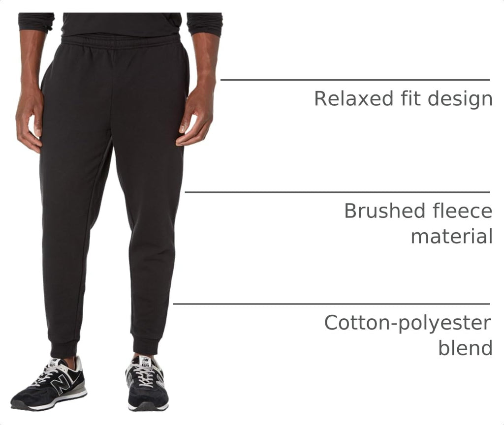 Men's Relaxed-Fit Fleece Performance Jogger Sweatpants