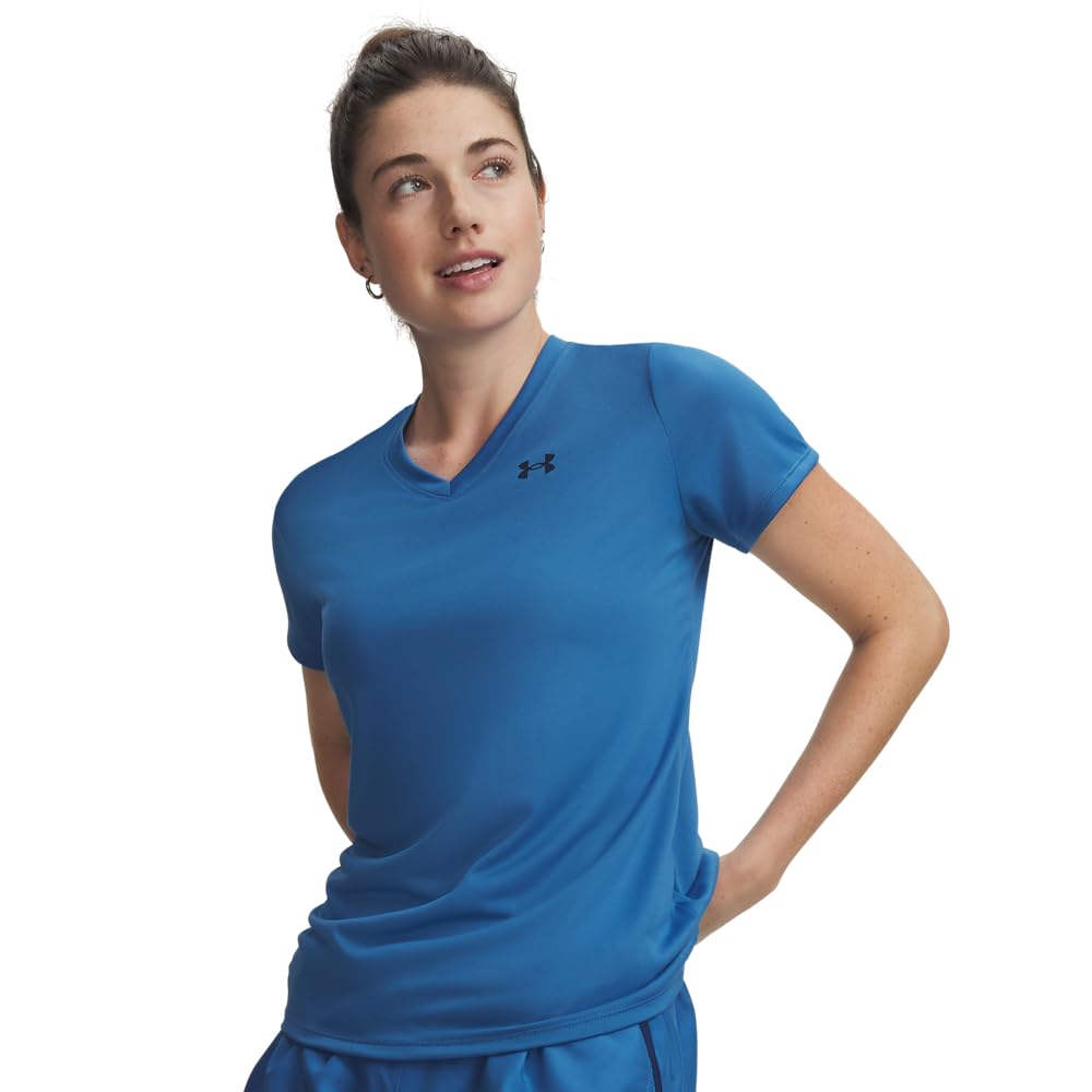 Women's V-Neck Quick-Dry Performance Training T-Shirt