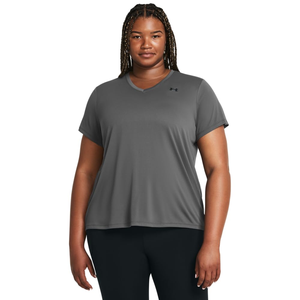 Women's V-Neck Quick-Dry Performance Training T-Shirt