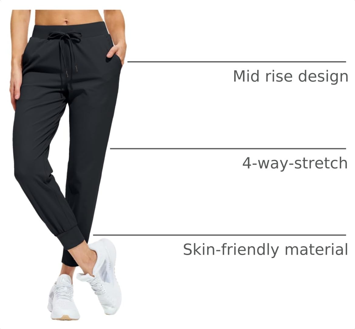 Women's Lightweight Athletic Performance Jogger Pants
