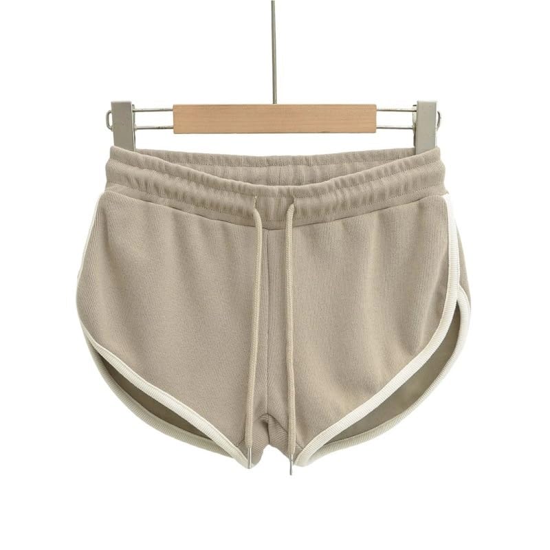 Women's Two-Tone Athletic Yoga and Training Shorts