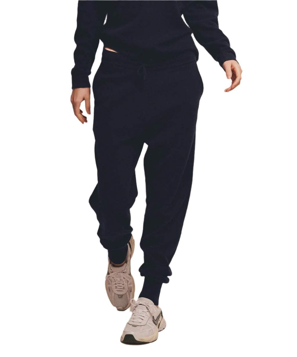 Women's Soft Cashmere Off-Duty Relaxed Jogger Pants