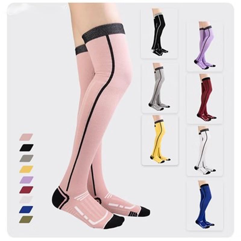 Women's Over-the-Knee Compression Sports Running Socks