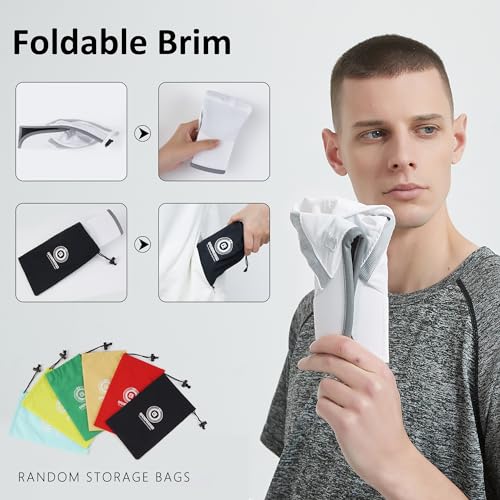 Unisex Reflective UPF 50+ Foldable Performance Sports Hat
