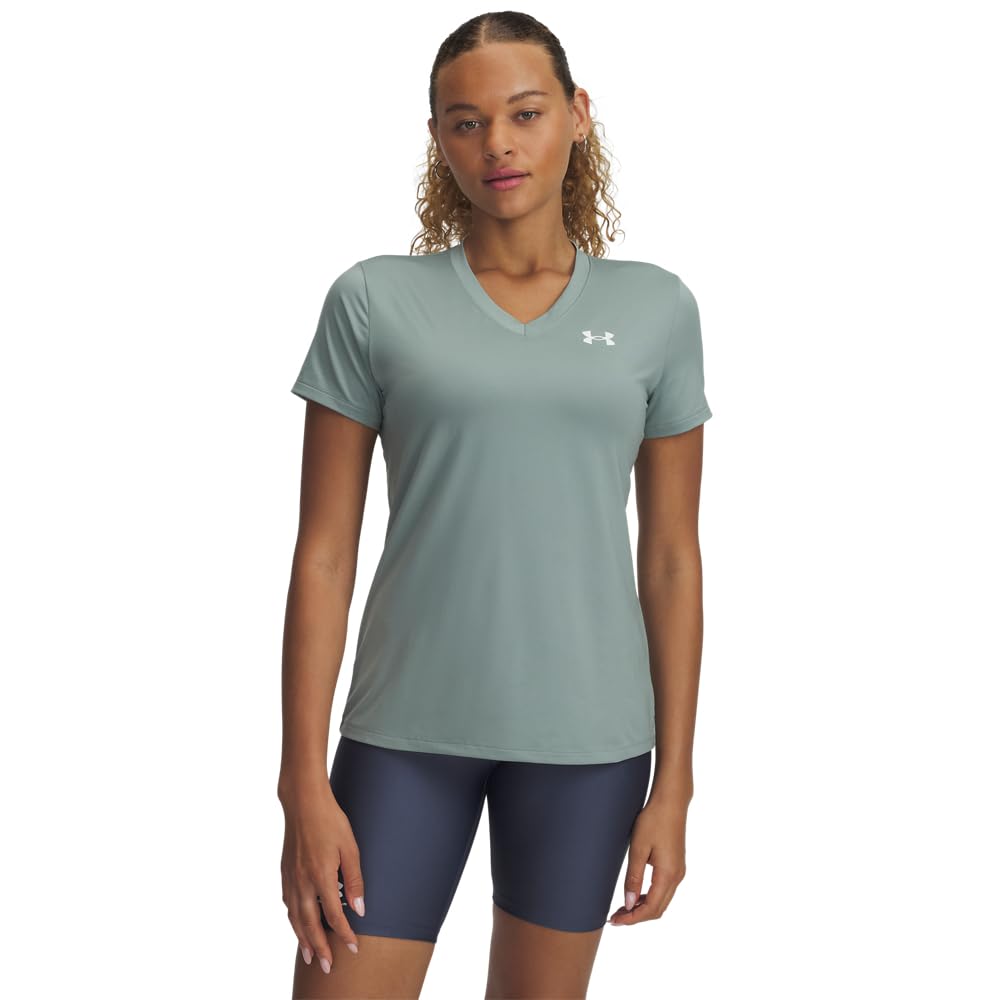 Women's V-Neck Quick-Dry Performance Training T-Shirt