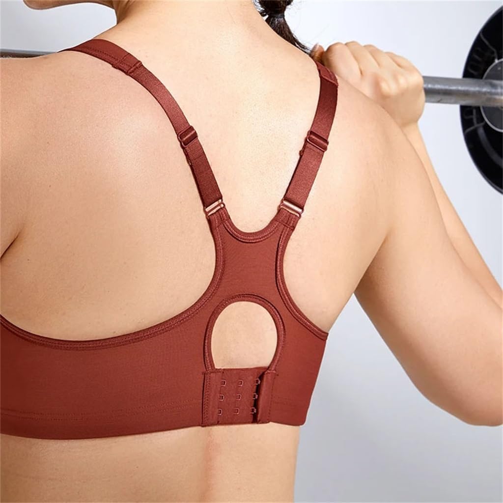 Women's High-Support Padded Running and Training Sports Bra