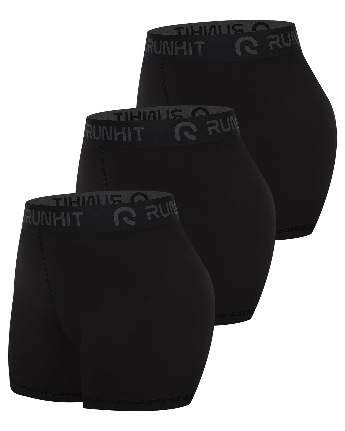 Women's 3-Inch Compression Workout Shorts 3-Pack
