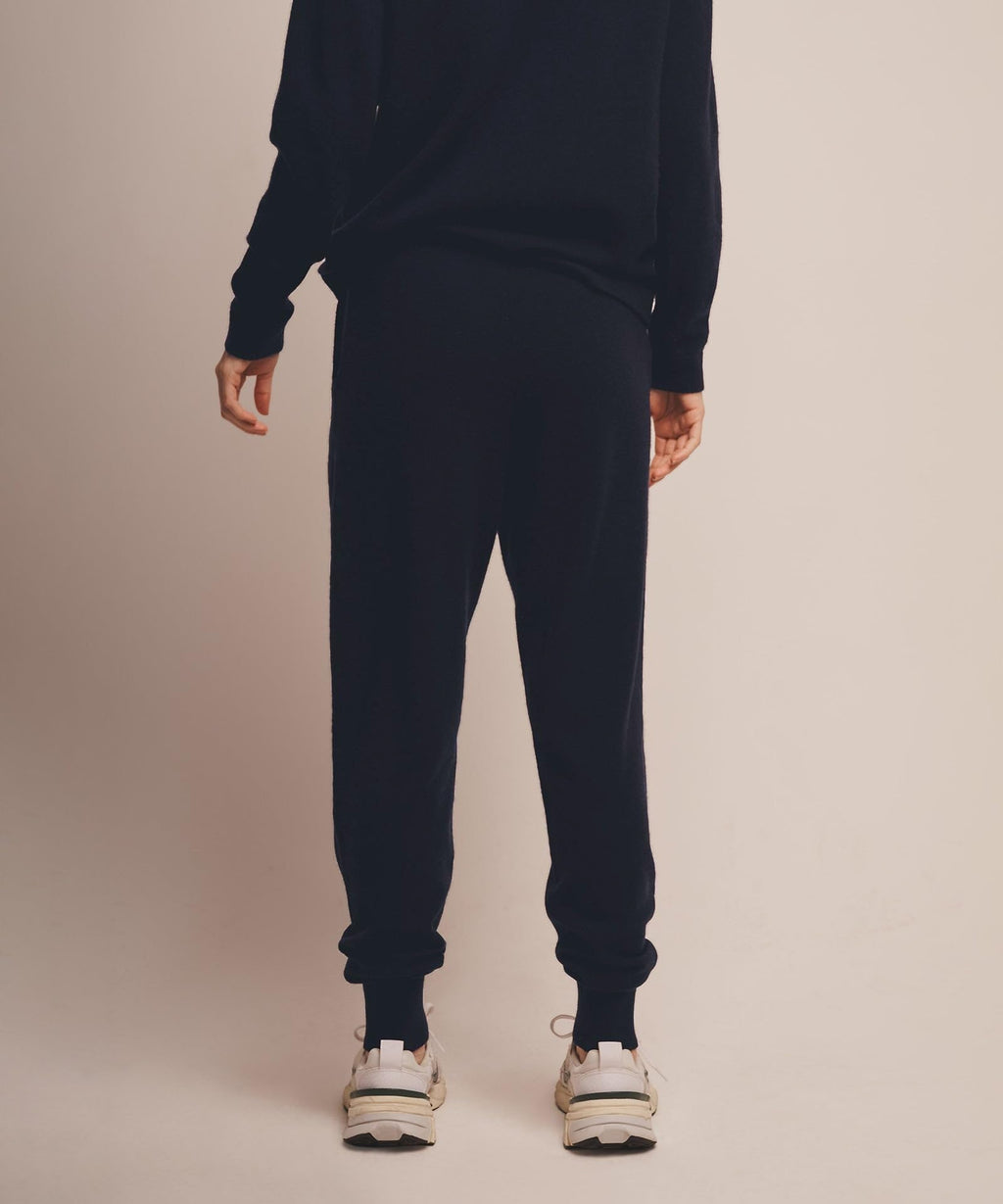 Women's Soft Cashmere Off-Duty Relaxed Jogger Pants