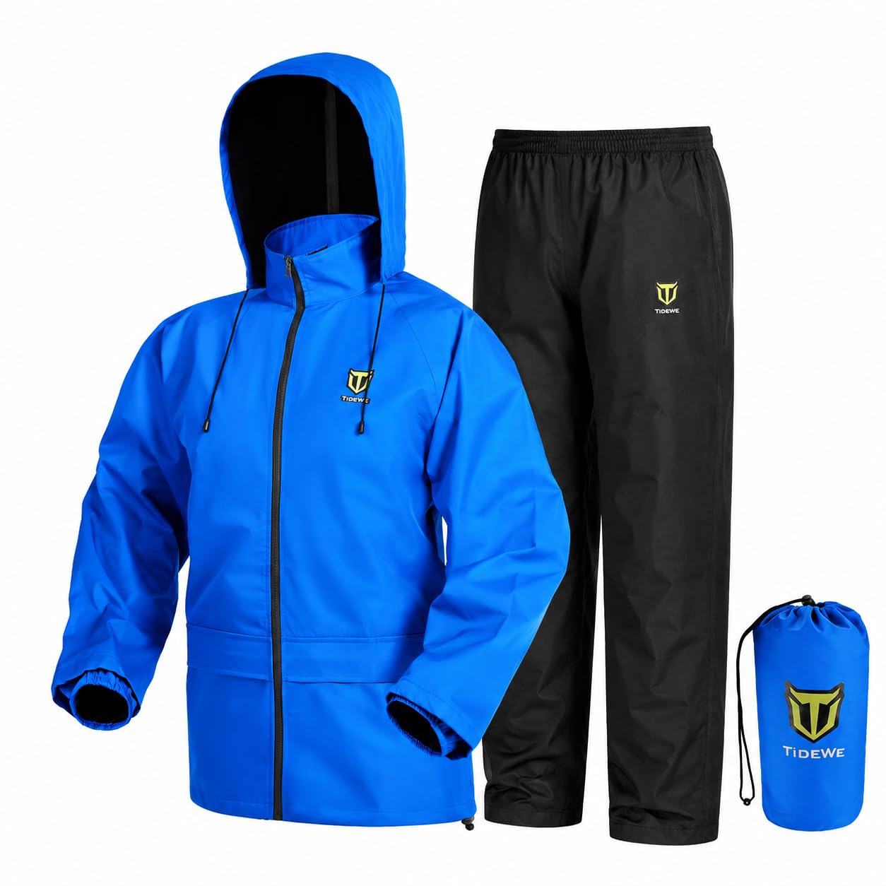 Men's Lightweight Waterproof 2-Piece Performance Rain Suit