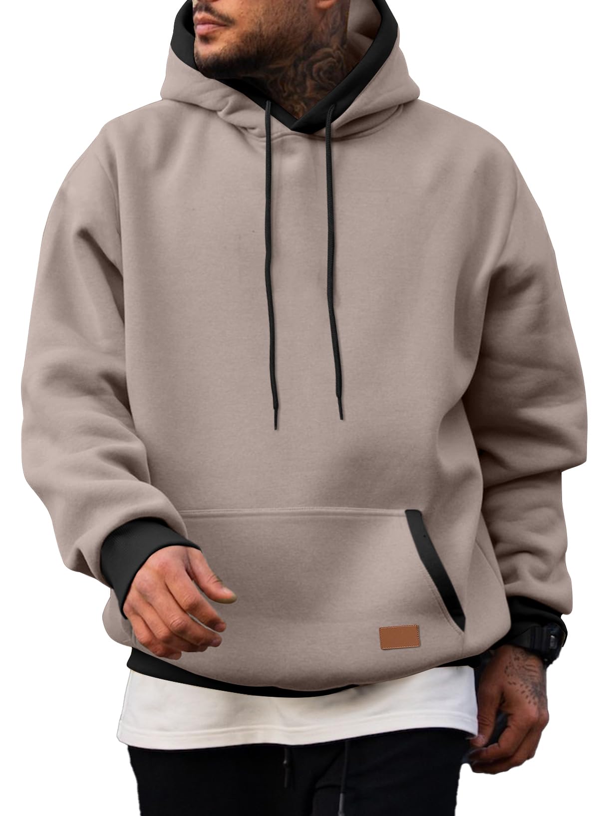 Men's Fleece Performance Pullover Hoodie with Pocket