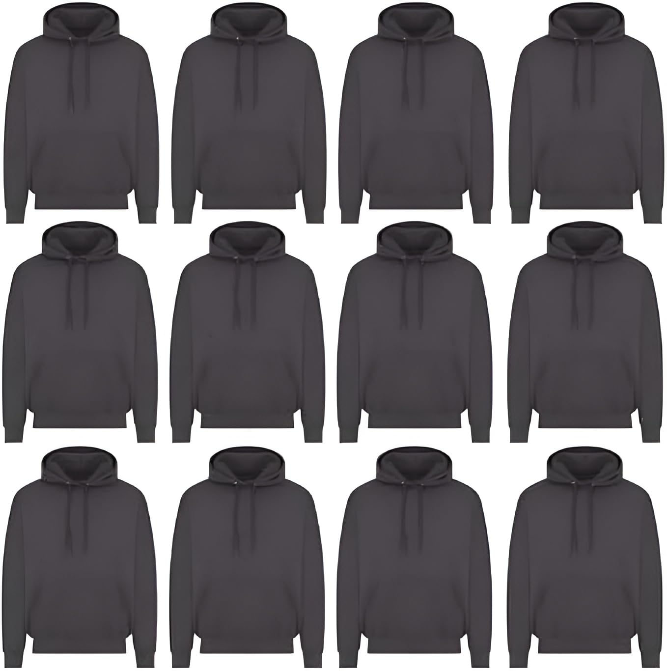 Men's Cotton-Blend Athletic Performance Pullover Hoodie