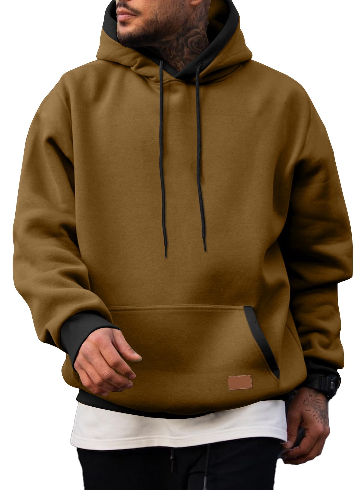 Men's Fleece Performance Pullover Hoodie with Pocket