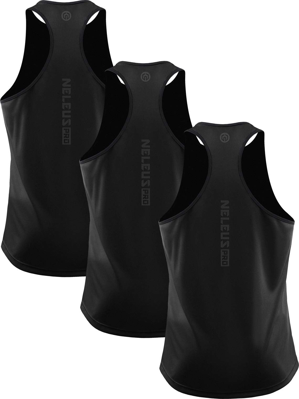 Men's Quick-Dry Y-Back Performance Training Tanks 3-Pack