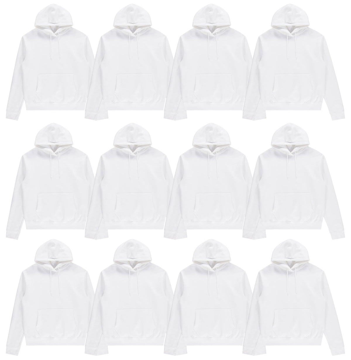 Men's Cotton-Blend Athletic Performance Pullover Hoodie