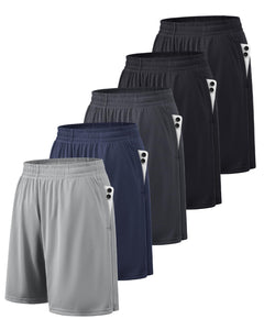 Men's Quick-Dry Athletic Training Shorts with Pockets