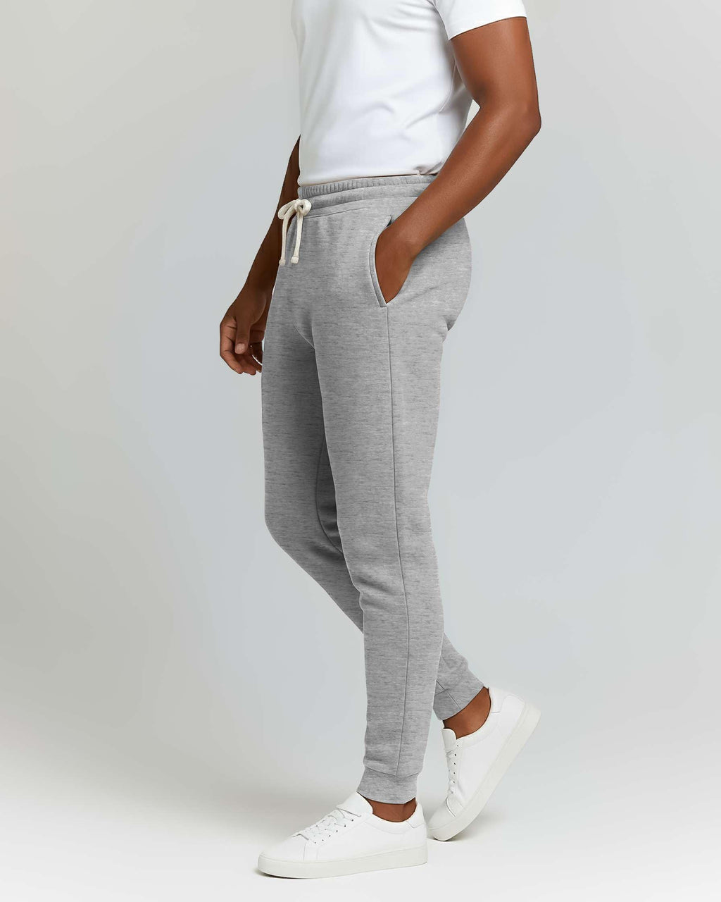 Men's Cotton Fleece Workout Jogger Sweatpants 3-Pack