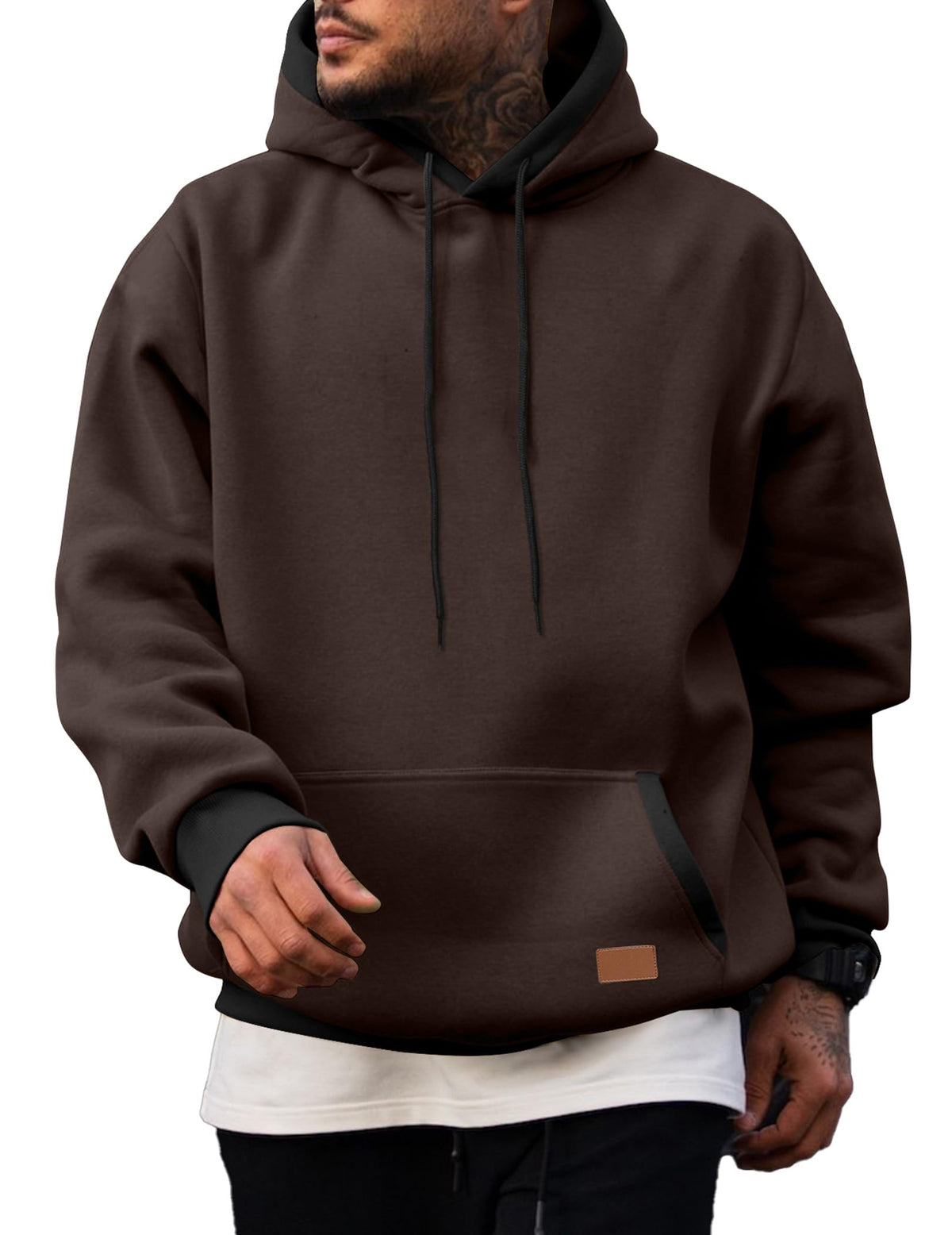 Men's Fleece Performance Pullover Hoodie with Pocket