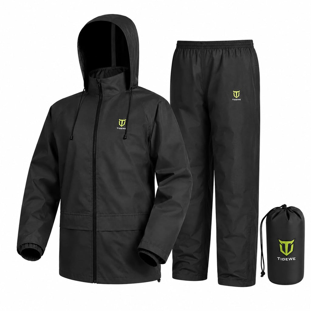 Men's Lightweight Waterproof 2-Piece Performance Rain Suit