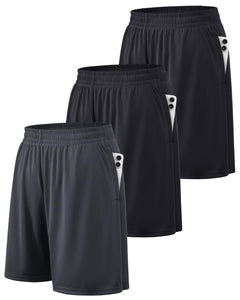 Men's Quick-Dry Athletic Training Shorts with Pockets