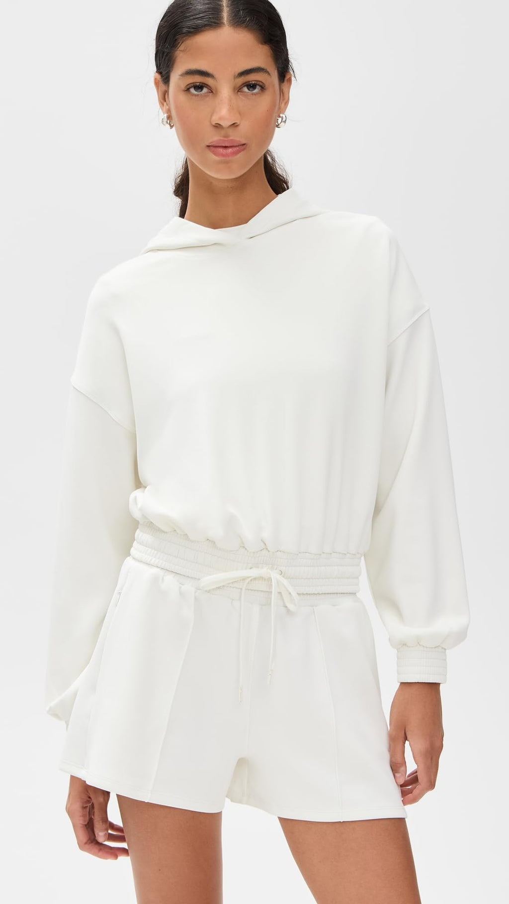 Women's Lightweight Cropped Performance Workout Hoodie