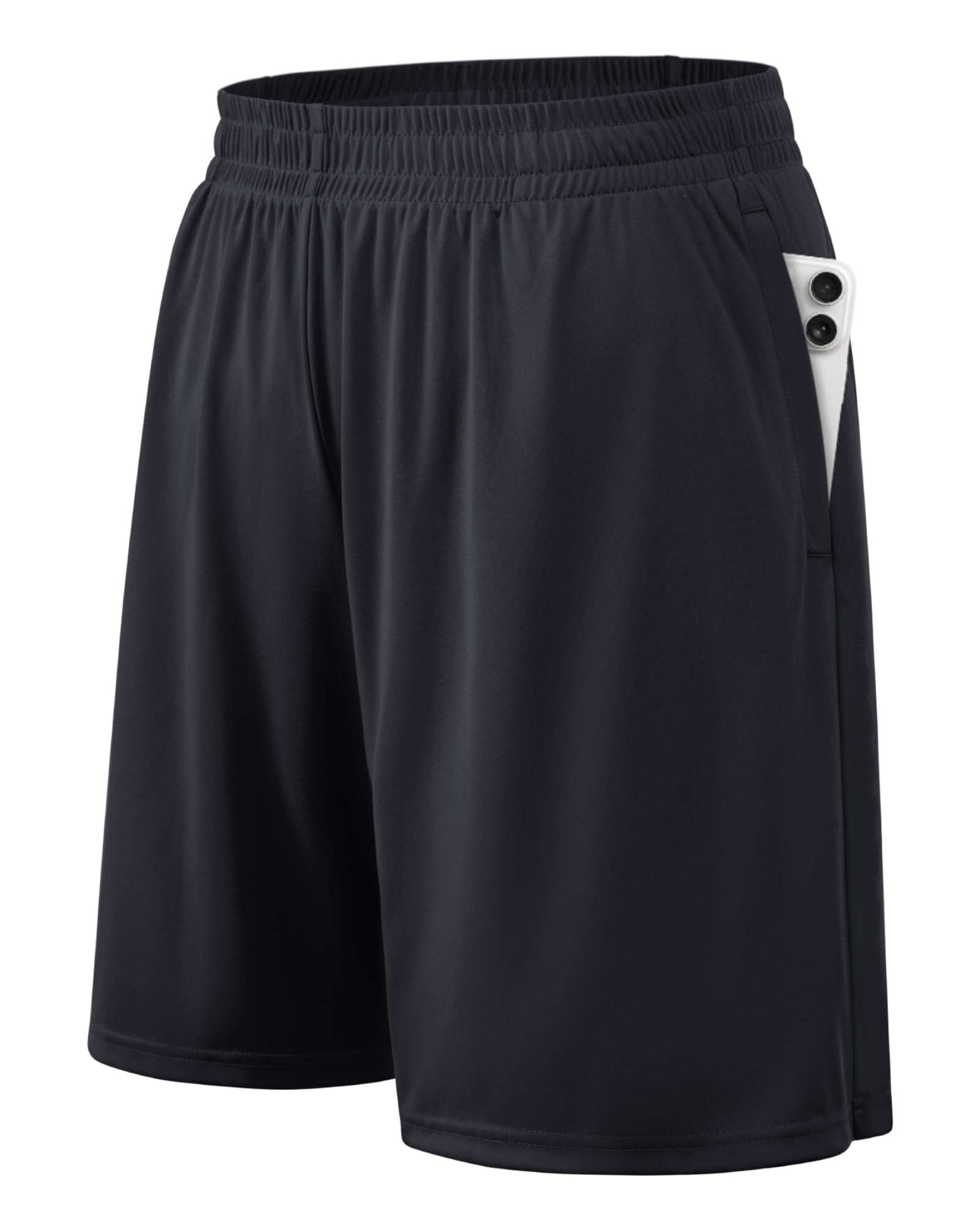 Men's Quick-Dry Athletic Training Shorts with Pockets