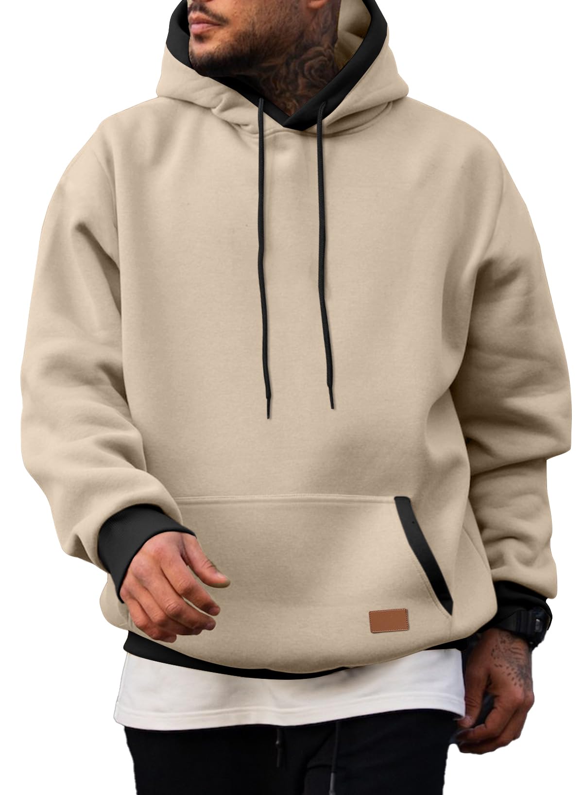 Men's Fleece Performance Pullover Hoodie with Pocket