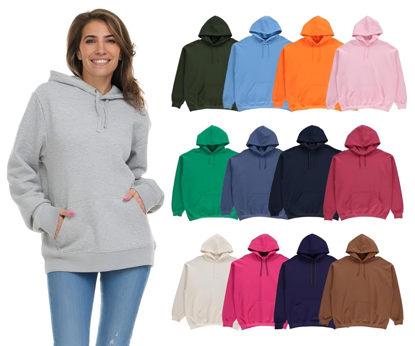 Women's Oversized Cotton-Blend Performance Hoodie